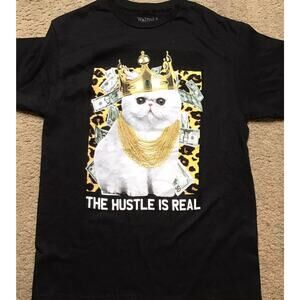THE HUSTLE IS REAL New TEE MEDIUM